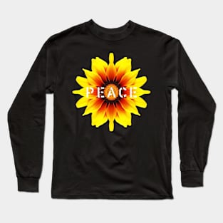 Peace Flower Long Sleeve T-Shirt